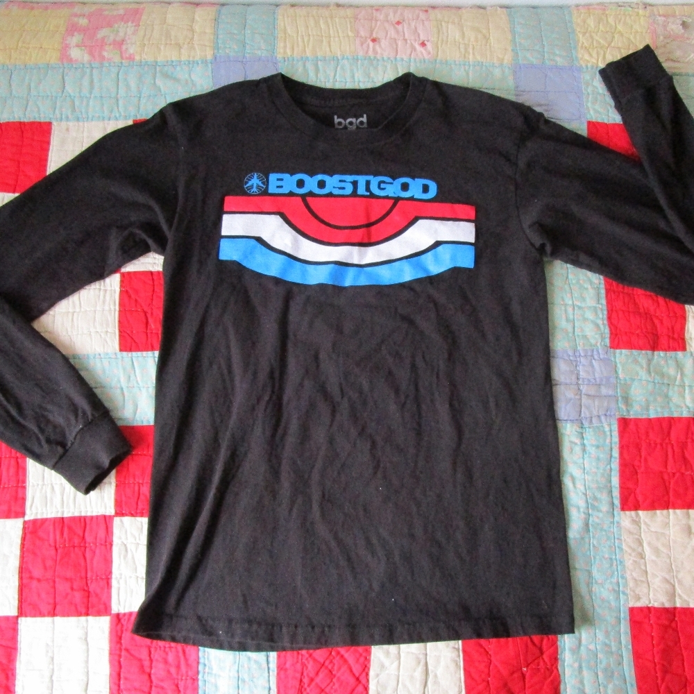 Boostgod Longsleeve Black Tshirt S